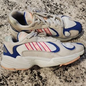 ADIDAS Mens Sneakers Size 8.5 Gray Blue Pink